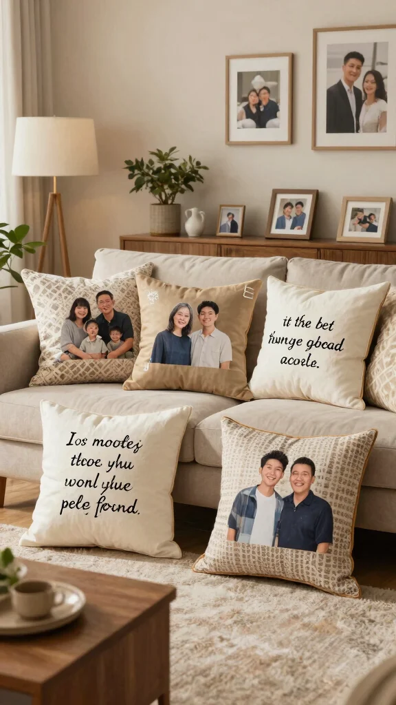 15 Throw Pillow Couch Ideas for Modern and Cozy Living Rooms - 15. Personalized Touch 1