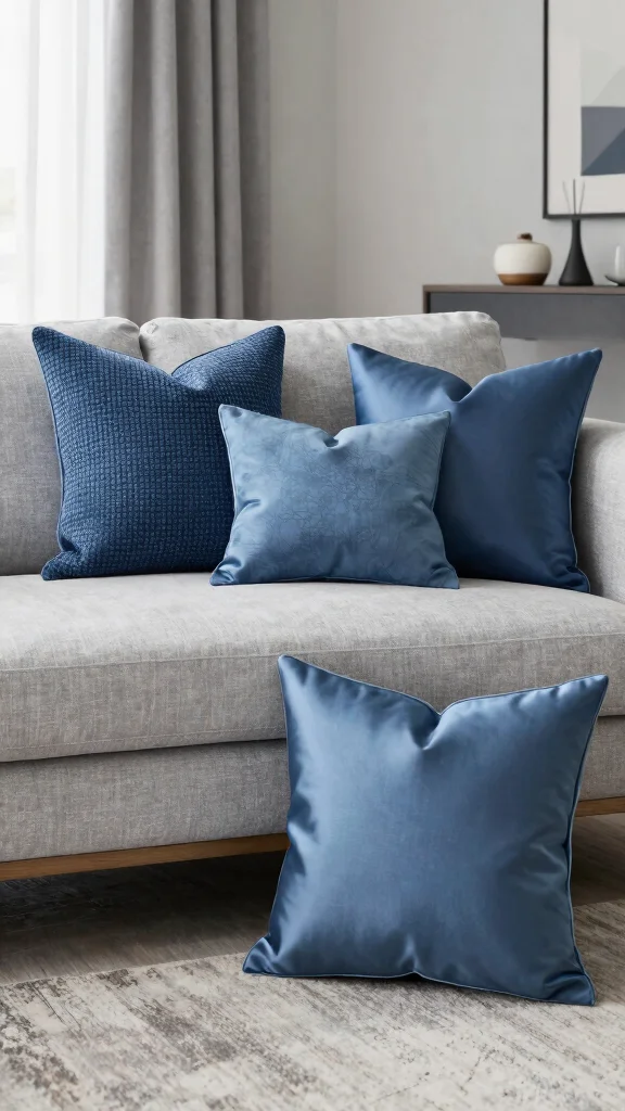 15 Throw Pillow Couch Ideas for Modern and Cozy Living Rooms - 5. Monochromatic Magic 1