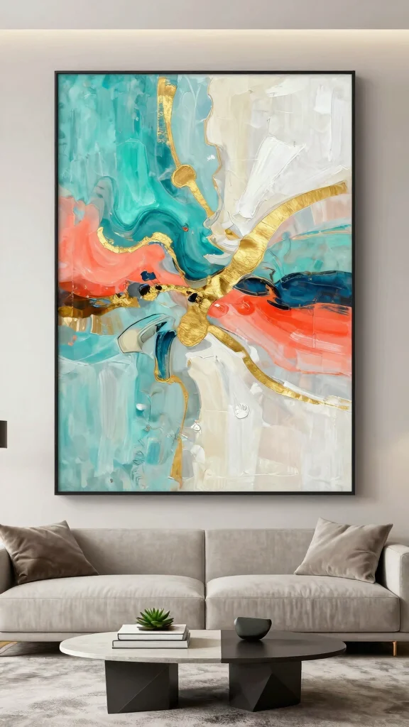 15 Wall Art Home Decor Ideas for Every Style and Budget - 4. Canvas Art for a Modern Touch 1