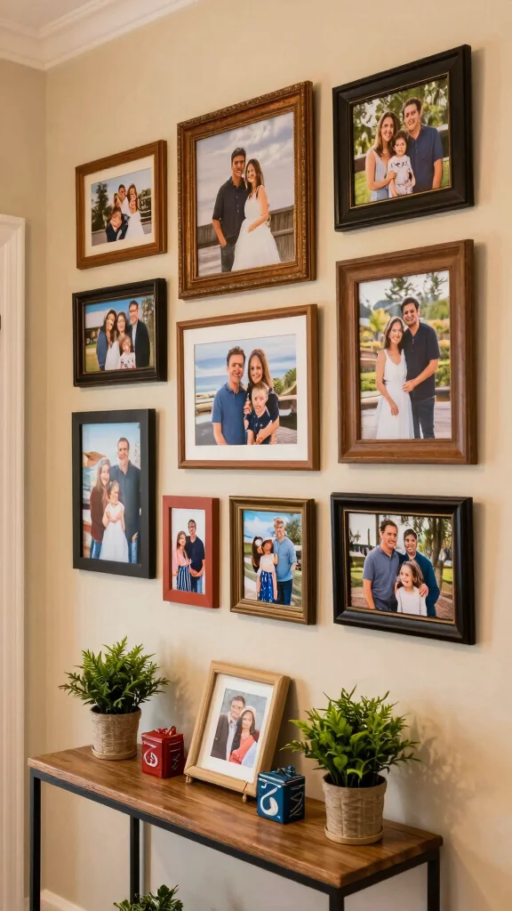 15 Wall Art Home Decor Ideas for Every Style and Budget - 8. Gallery Wall of Family Photos 1