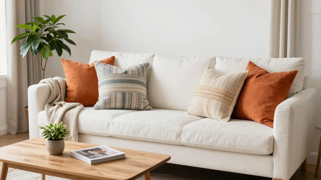15 Throw Pillow Ideas for a White Couch: Sustainable and Stylish – Illinois Furniture and More