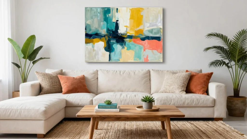 18 Large Canvas Wall Art Living Room Ideas for Big Walls - bellabeautyblog.com