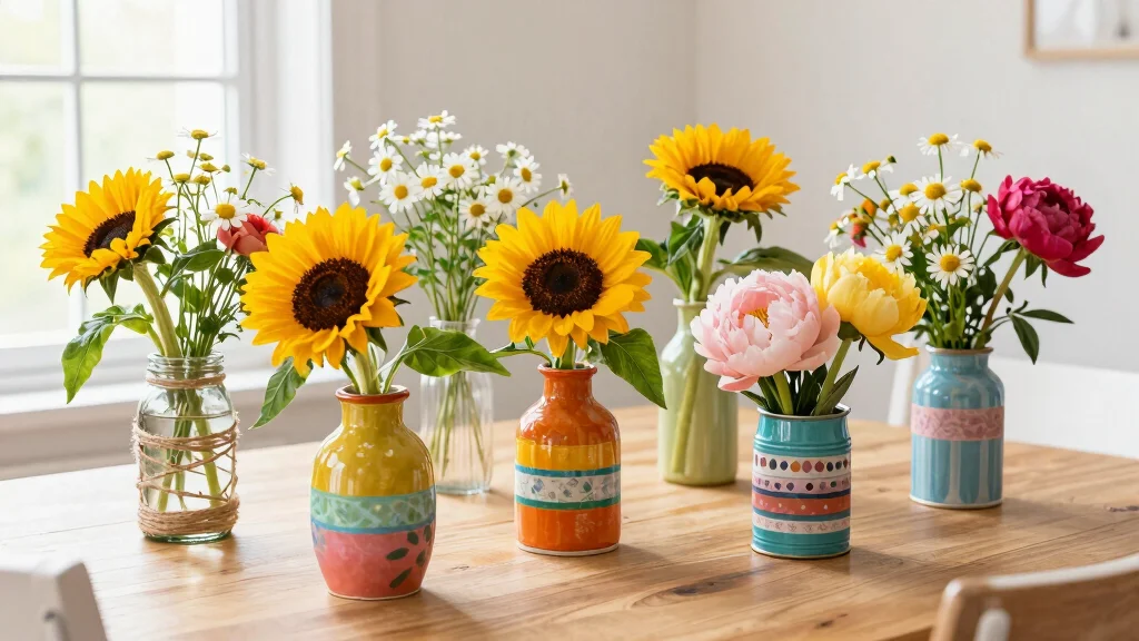 18 DIY Flower Vase Decor Ideas for Elegant Centerpieces - DIY Makers Zone